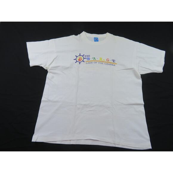 Fruit of the Loom Other - The Barge Lake of the Ozarks T-Shirt White Sz 2XL 1990s